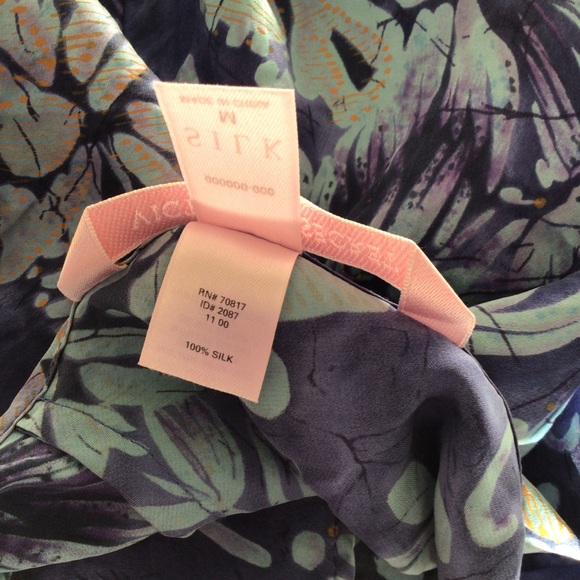 VICTORIAS SECRET VINTAGE Y2K BLUE SILK SLIP MED - Picture 7 of 9